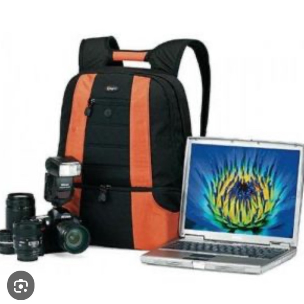 Backpack camera and laptop bag. New! Lowepro!